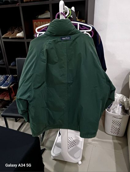 เสื้อกันหนาวสไตล์ญี่ปุ่น สำหรับผู้ชาย รอบอก 56" ยาว 30" ของแท้ มือ 2 แบรนด์ NAUTICA สภาพดีมาก, เสื้อกันหนาวผู้ชาย แบรนด์ NAUTICA สีเขียวเข้ม รูปที่ 14
