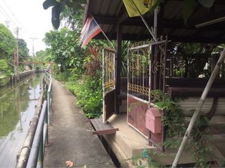 ขายบ้านสวน พร้อมที่ดินติดคลองบางระมาด 