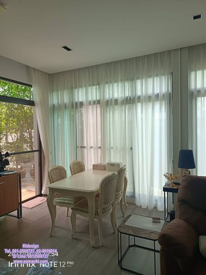 ผ้าม่าน มู่ลี่ ม่านม้วน ม่านปรับแสง วอลล์เปเปอร์ ฉากกั้นห้อง ฟิล์มกรองแสง รับซักผ้าม่าน 0812508727 รูปที่ 3