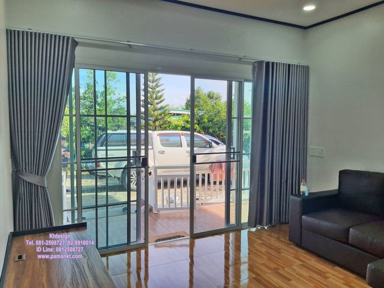 ผ้าม่าน มู่ลี่ ม่านม้วน ม่านปรับแสง วอลล์เปเปอร์ ฉากกั้นห้อง ฟิล์มกรองแสง รับซักผ้าม่าน 0812508727 รูปที่ 4