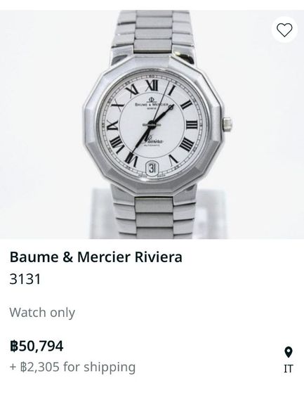 Baume and Mercier riviera 3131 รูปที่ 14