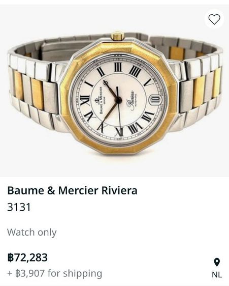 Baume and Mercier riviera 3131 รูปที่ 15