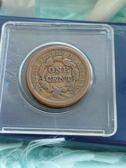 USA 1851 One Cent Coin
 รูปที่ 3