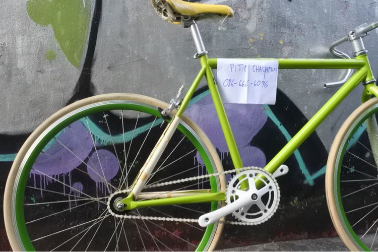 จักรยานฟิกเกียร์ แบรนด์ Ruben ขนาดเฟรม 49ซม. เฟรมอลู (Made in Taiwan) รูปที่ 3