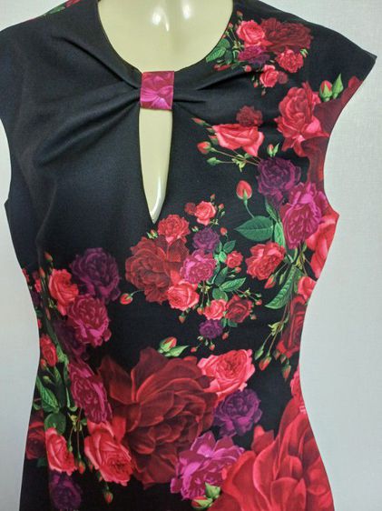 Ted Baker Mirrie Juxtapose Rose Knot Dress Size 1 รูปที่ 6