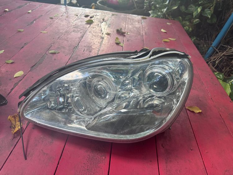 ไฟหน้า เบนซ์S280 เบนช์W220 ใส่โปรเจคเตอรข้างละ2 ดวง รูปที่ 10