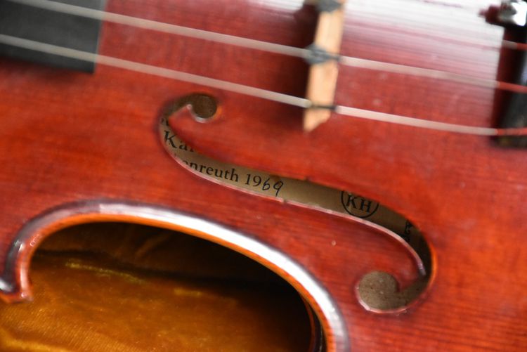 ขาย ไวโอลินเก่า หายาก Violin Karl Hofner KH339,KH340 Made in Germany รูปที่ 5