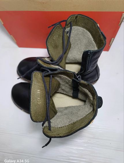 EL NATURALISTA Boots, Unisex 39EU(25.0cm) ของแท้ มือ 2 สภาพเยี่ยม, รองเท้าบู้ท El Nat.หนังแท้ พื้นเต็ม ผ้าบุด้านในปริเล็กน้อยซ่อมอย่างดีแล้ว รูปที่ 17