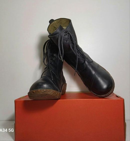 EL NATURALISTA Boots, Unisex 39EU(25.0cm) ของแท้ มือ 2 สภาพเยี่ยม, รองเท้าบู้ท El Nat.หนังแท้ พื้นเต็ม ผ้าบุด้านในปริเล็กน้อยซ่อมอย่างดีแล้ว รูปที่ 8