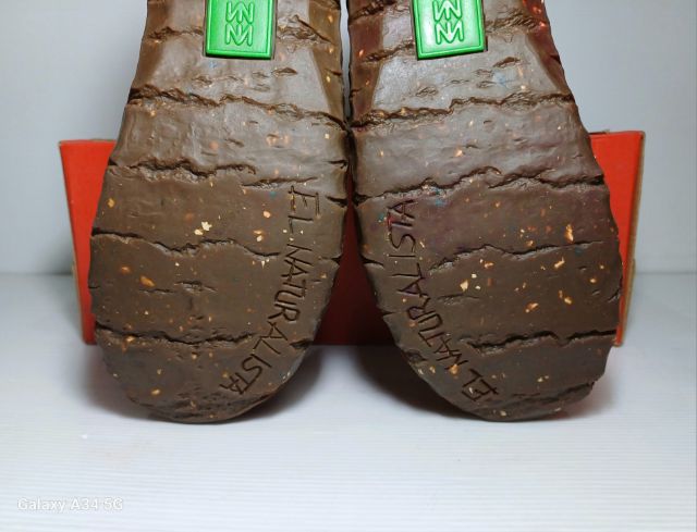 EL NATURALISTA Boots, Unisex 39EU(25.0cm) ของแท้ มือ 2 สภาพเยี่ยม, รองเท้าบู้ท El Nat.หนังแท้ พื้นเต็ม ผ้าบุด้านในปริเล็กน้อยซ่อมอย่างดีแล้ว รูปที่ 10