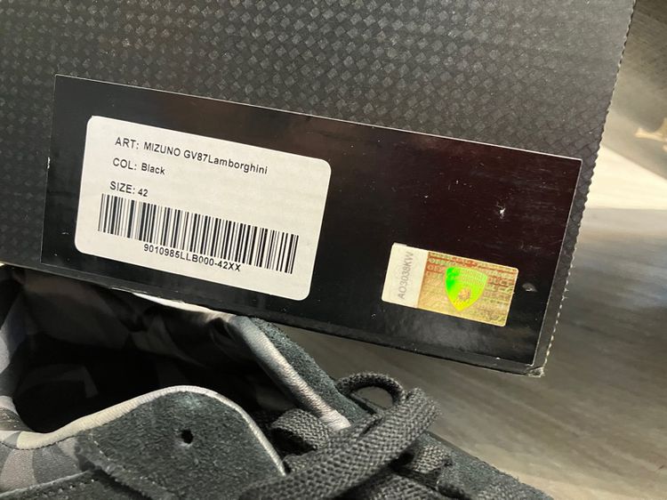 รองเท้าผ้าใบ Mizuno Lamborghini Limited Edition ของแท้ออกShopไทย ของใหม่ ผ้าลาย Carbon Kevlar รูปที่ 12