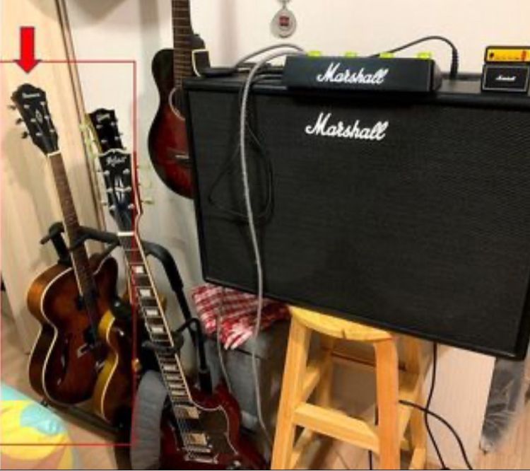 กีตาร์ไฟฟ้า Ibanez Hollow Body พร้อมกนะเป๋า รูปที่ 2