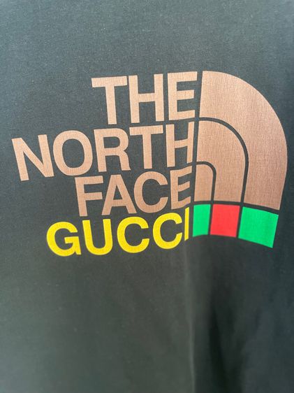 Gucci x north face แท้ 💯 used size L รูปที่ 6