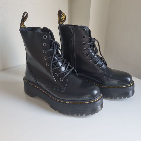 รองเท้าบูท Dr.Martens Jadon Boot Smooth Leather Platforms มือสอง รูปที่ 3