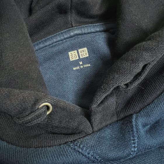 เสื้อคลุม Uniqlo Two Tone Sweater Hood ใหม่ ทรงหล่อ Size M รูปที่ 4