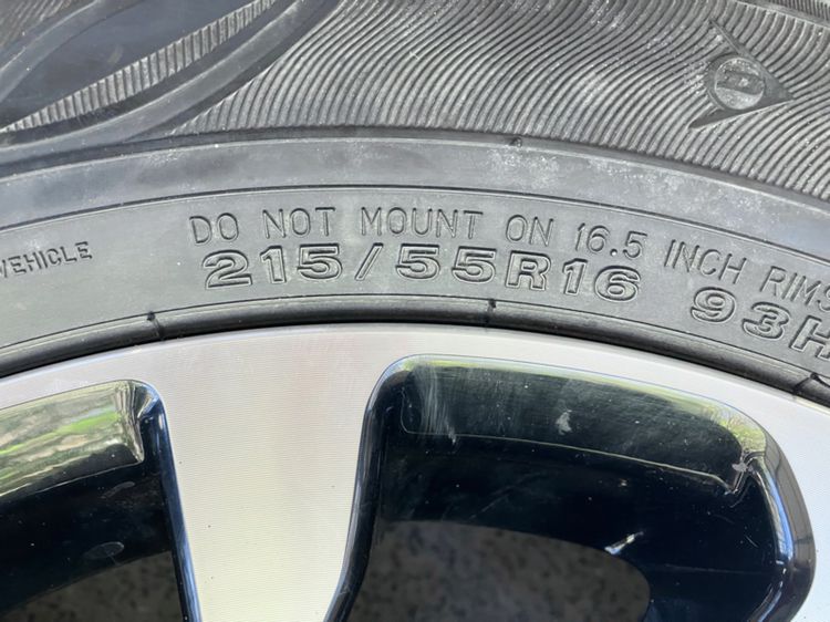 ล้อ Honda CIVIC FC FK 16” รุ่น Top 5รู 114 ไม่คด ไม่ดุ้ง ไม่เคยซ่อม DUNLOP 2018 ยาง 215 55 16 รูปที่ 7