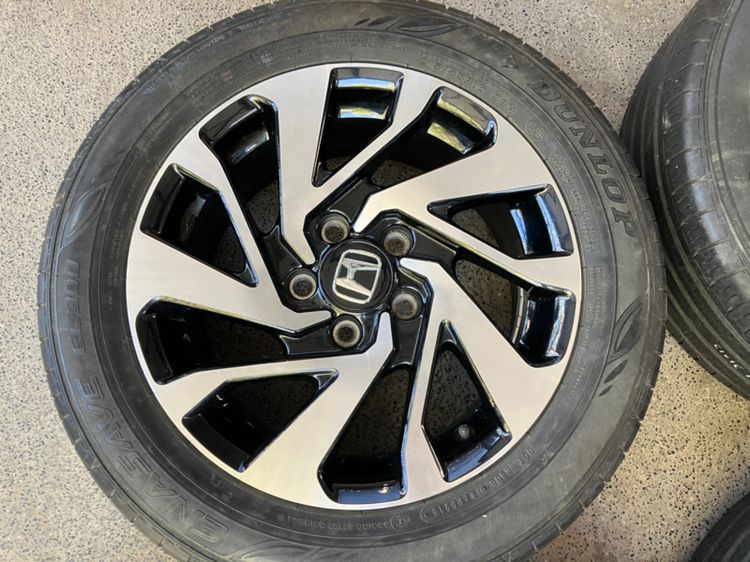 ล้อ Honda CIVIC FC FK 16” รุ่น Top 5รู 114 ไม่คด ไม่ดุ้ง ไม่เคยซ่อม DUNLOP 2018 ยาง 215 55 16 รูปที่ 9