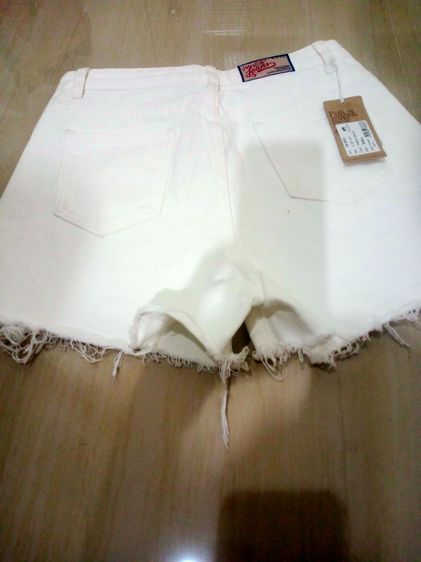 กางเกงยีนส์ สีขาว เอว30นิ้ว สินค้าใหม่ รูปที่ 4