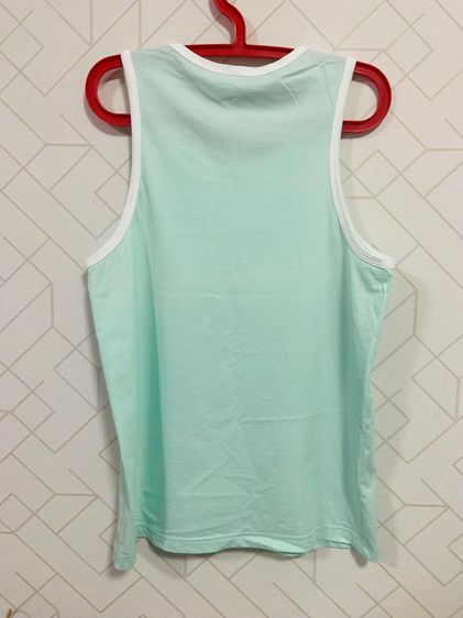 เสื้อกล้าม LACOSTE กระเป๋าอกซ้าย แท้ 💯 size 5 ขนาด อก 20.5 ยาว 27 นิ้ว สภาพใหม่มาก สีเขียวมิ้น ดีเทลสวย เนื้อผ้าดีมาก หายากน่าสะสมครับ รูปที่ 5