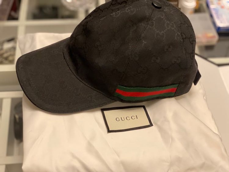 หมวกและหมวกแก๊ป หมวก Gucci Original GG Baseball Hat มือ 2 ของแท้