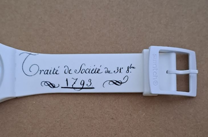 นาฬิกาข้อมือ SWATCH FOR ETA 225th Anniversary (WATCH NOT ON MARKET) SUOZ288 (Jam Tangan Baru) zs379 รูปที่ 4