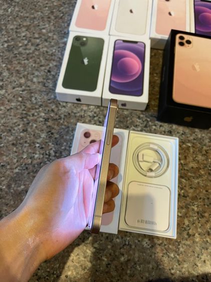 ขายไอโฟน13สีใหม่สีPink128กิ๊กมีกล่องอีมี่ตรงไร้รอยตกแบต100ใช้งานดีถูกๆมากๆ รูปที่ 5