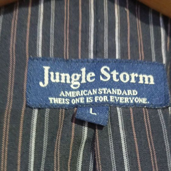 เสื้อสูทยีนส์สีดำเทา Jungle Storm สวยๆ
Size : L รูปที่ 3