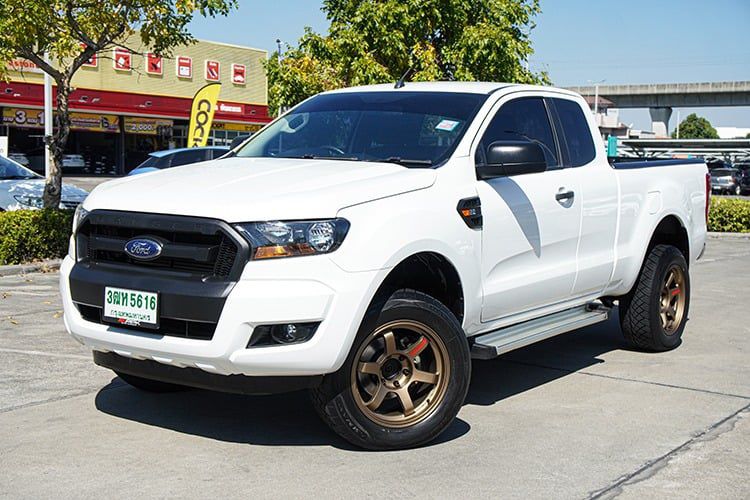 Ford Ranger 2018 2.2 XL Pickup ดีเซล ไม่ติดแก๊ส เกียร์ธรรมดา ขาว