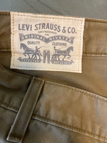 กางเกงขายาว Levi‘s Strauss สีน้ำตาล Size 30 รูปที่ 5