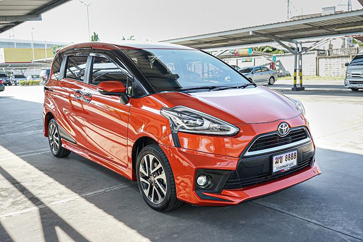 Toyota Sienta 2019 1.5 V Utility-car เบนซิน ไม่ติดแก๊ส เกียร์อัตโนมัติ ส้ม รูปที่ 2