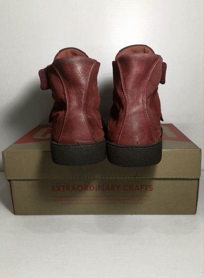 CAMPER 250gr, Cherry Red Ankle Casual Boots 42EU(27.5cm) Original Made in Portugal ของแท้ มือ 2 สภาพใกล้เคียงของใหม่, รองเท้า CAMPER หนังแท้ รูปที่ 12