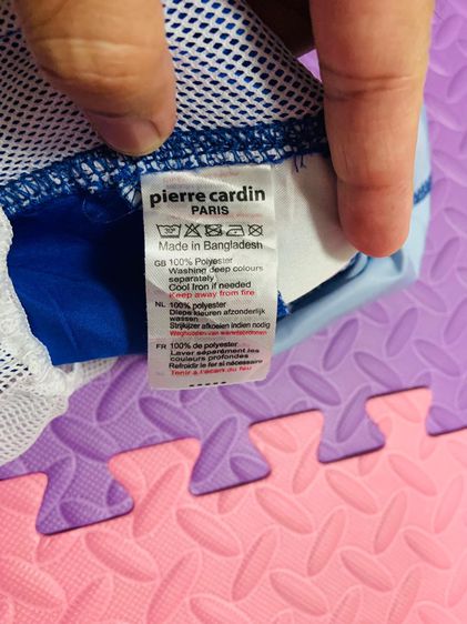 กาวเกงขาสั้น PIERRE CARDIN แท้ 💯 size เอว 30-40 ใส่ได้ ยาว 17.5 สภาพใหม่มาก มีซัปใน ดีเทลดี ทรงสวย เนื้อผ้าดีมาก หายากน่าสะสมครับ รูปที่ 7