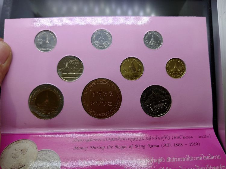 แผงเหรียญกษาปณ์หมุนเวียนประจำปี พ.ศ.2545 ปี มะเมีย กรมธนารักษ์ รูปที่ 5