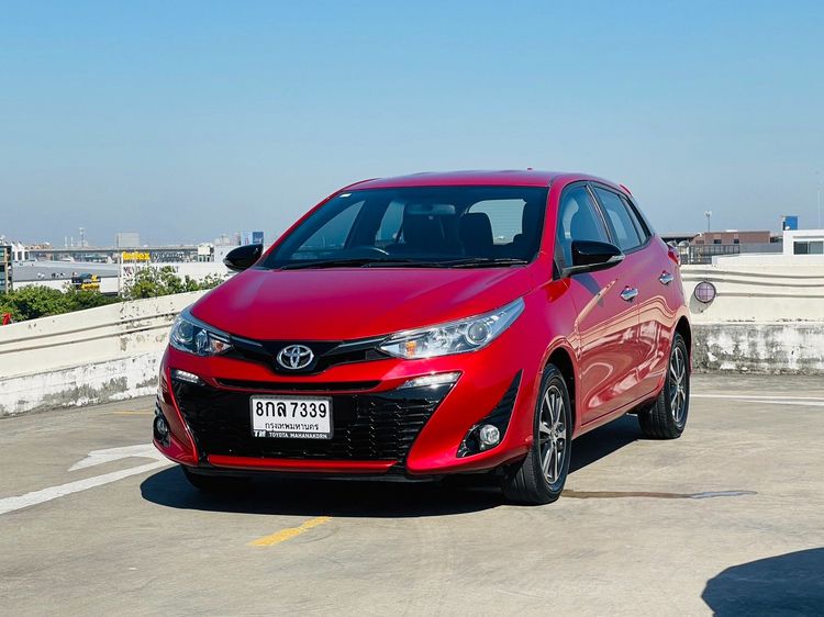 Toyota Yaris 2019 1.2 G Plus Sedan เบนซิน ไม่ติดแก๊ส เกียร์อัตโนมัติ แดง
