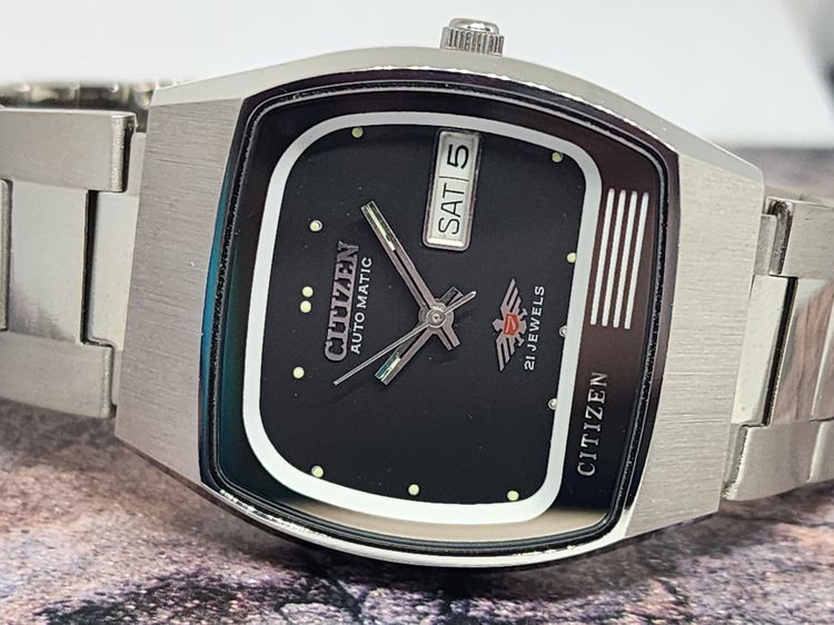 นาฬิกา citizen automatic caliber 8200 สภาพใหม่เก่าเก็บ จากปี 70 รูปที่ 3