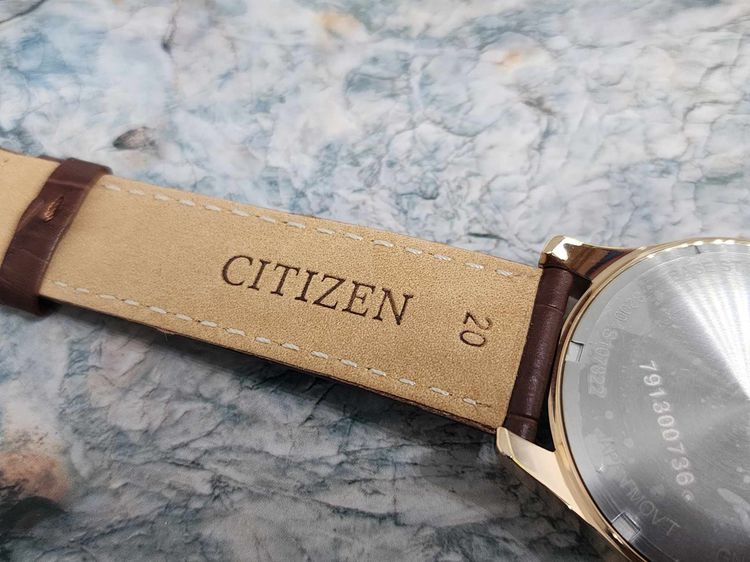 Citizen Automatic Men's Red burgundy Dial Goldfilled nh8363-14x รูปที่ 4