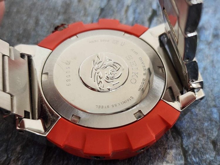 นาฬิกา Seiko Prospex Red Baby Tuna JDM Watch สภาพสวย กล่องใบครบ รูปที่ 3