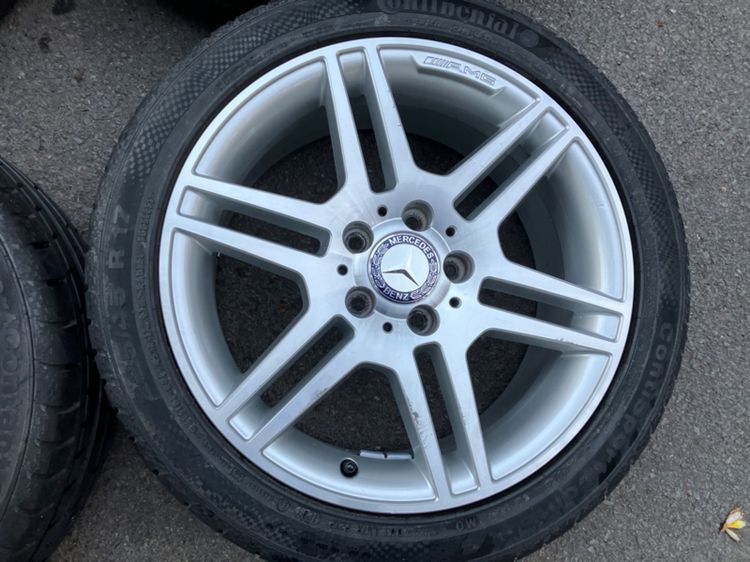 🛞 ล้อ 17" AMG แท้ มือสอง 5 รู 112 หน้าเล็ก-หลังใหญ่ รูปที่ 5