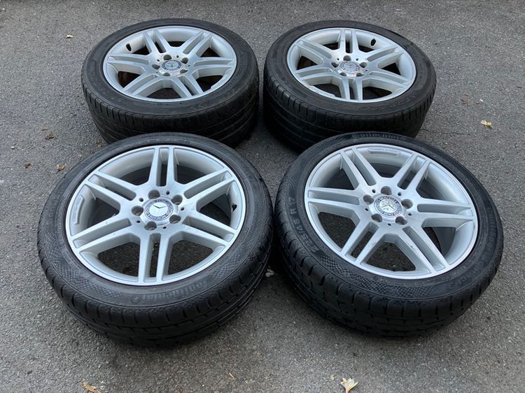 🛞 ล้อ 17" AMG แท้ มือสอง 5 รู 112 หน้าเล็ก-หลังใหญ่ รูปที่ 16