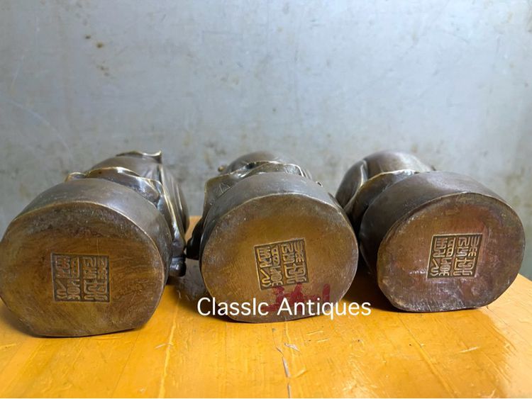 เทพเจ้าฮกลกซิ่ว ทองเหลือง A1 รูปที่ 5