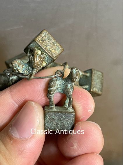 ตราประทับทองเหลืองออกสัมฤทธิ์12ราศรี รูปที่ 2