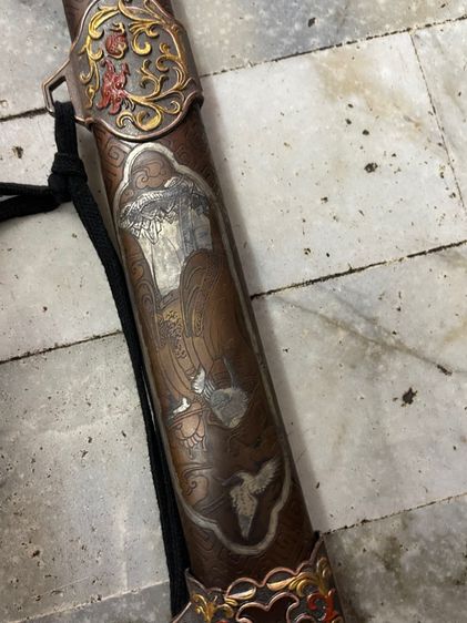 ดาบตรง ลวดลายกระไหล่เงินB7 รูปที่ 13