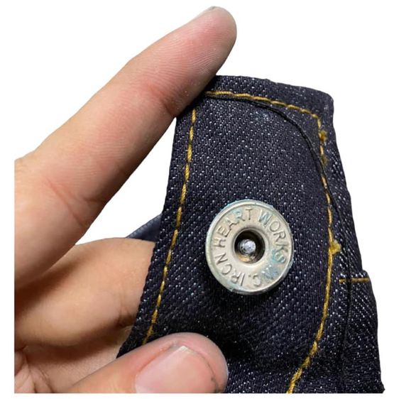 IRON HEART jeans เอว 30” รูปที่ 7