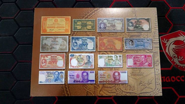 ธนบัตรตัวอย่าง ธนบัตรที่ระลึก 100 บาท ครบรอบ 100 ปี ธนบัตรไทย ไม่ผ่านใช้ พร้อมปก รูปที่ 5