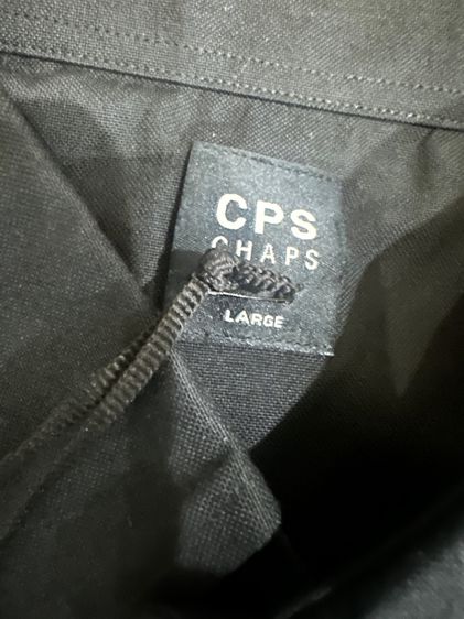 เสื้อเชิ้ตแขนยาว CPS สีดำ ไซส์ L มือหนึ่ง ป้ายห้อย รูปที่ 3