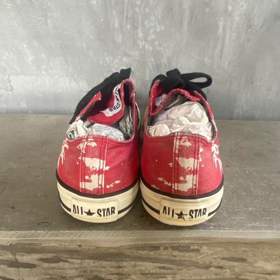 รองเท้าหนังผ้าใบ คอนเวิส   งานเอเชีย สีแดง รูปที่ 6