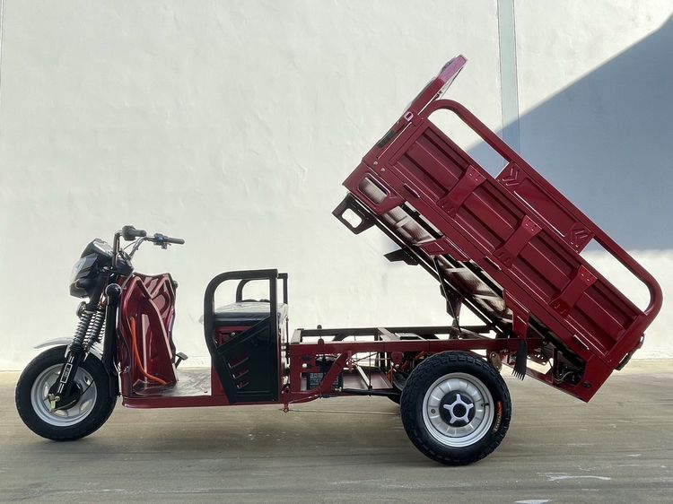 รถสามล้อไฟฟ้า 2025  กระบะบรรทุก ขนาดใหญ่ ยกดั้มได้ มอเตอร์ 1500 w.  รุ่น RT Per 1200 ขนาดรถ กว้าง 100cm. ยาว 290 cm สูง 132 ขนาดกระบะ กว้าง  รูปที่ 5