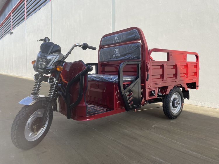 รถสามล้อไฟฟ้า 2025  กระบะบรรทุก ขนาดใหญ่ ยกดั้มได้ มอเตอร์ 1500 w.  รุ่น RT Per 1200 ขนาดรถ กว้าง 100cm. ยาว 290 cm สูง 132 ขนาดกระบะ กว้าง  รูปที่ 6