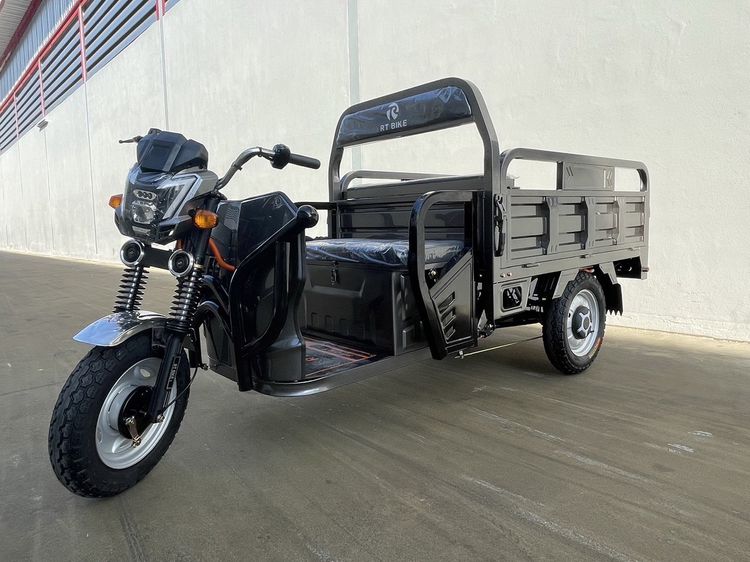 รถสามล้อไฟฟ้า 2025  กระบะบรรทุก ขนาดใหญ่ ยกดั้มได้ มอเตอร์ 1500 w.  รุ่น RT Per 1200 ขนาดรถ กว้าง 100cm. ยาว 290 cm สูง 132 ขนาดกระบะ กว้าง  รูปที่ 7