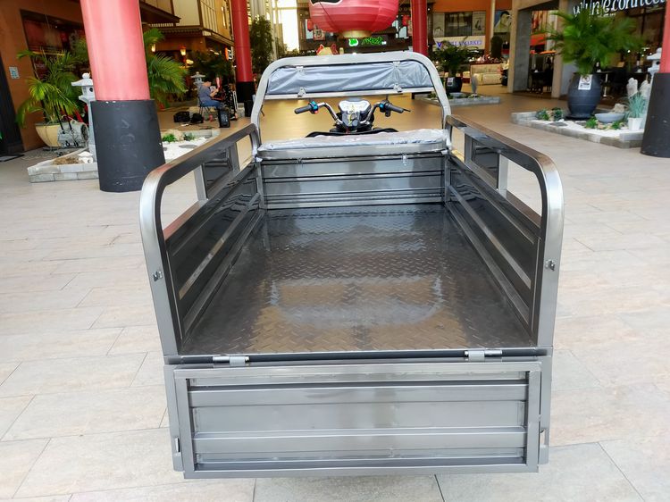 รถสามล้อไฟฟ้า 2025  กระบะบรรทุก ขนาดใหญ่ ยกดั้มได้ มอเตอร์ 1500 w.  รุ่น RT Per 1200 ขนาดรถ กว้าง 100cm. ยาว 290 cm สูง 132 ขนาดกระบะ กว้าง  รูปที่ 16
